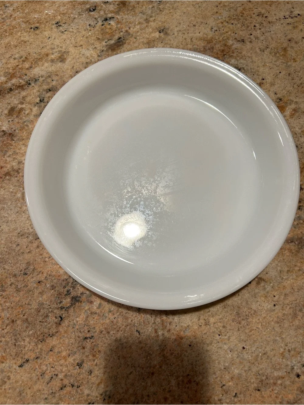 PYREX #209 Vintage Opal Milk Glass Pie Baking Dish 9” (inner dia.)CORNING NY USA